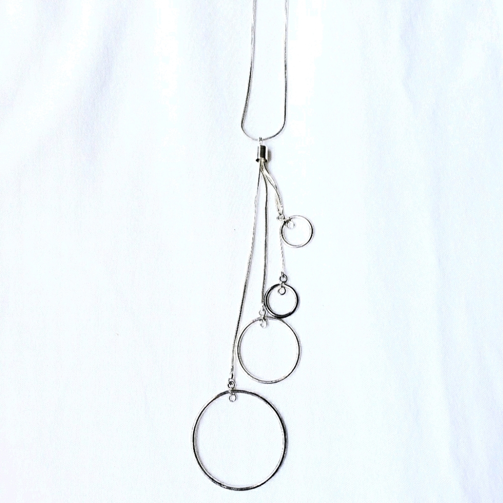 multi circle descending necklace